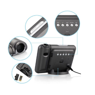 Ceas Meteo 8190 cu calendar si higrometru ce proiecteaza ora pe tavan