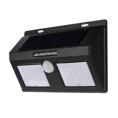 Lampa solara XF 6029 2 x 20 LED cu senzor de miscare si lumina