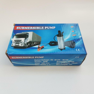 Pompa Auto submersibila MICA 37 mm Electrica  24V, 12 l/min,  pentru camion