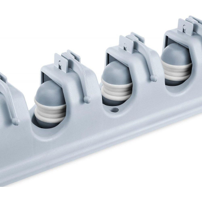 Suport de perete pentru 4 maturi si mopuri Broom Holder
