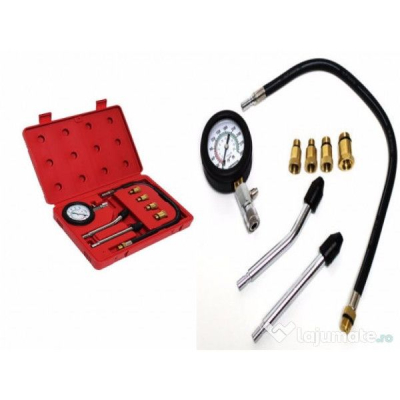 Trusa 8 Piese Tester Compresie Benzina / Compresmetru / Tester Benzina