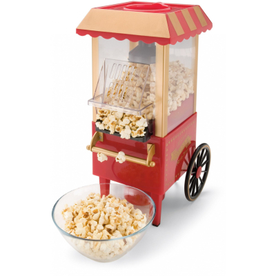 UB Aparat de popcorn tip Carucior cu 2 roti Old Fashioned
