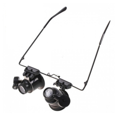 Ochelari Cu Lentile Microscop 20x Si LED