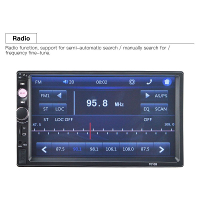 Mp5 player auto 7012B 2DIN TouchScreen 7", Bluetooth, USB, AUX, CAMERA Mansalier