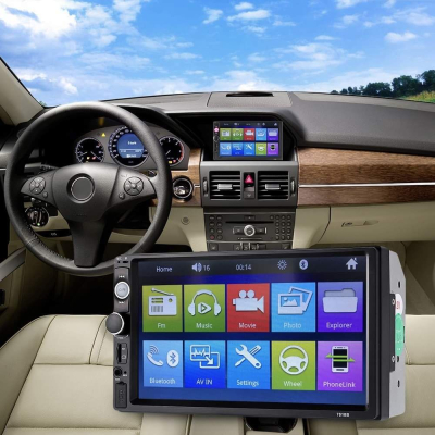 Mp5 player auto 7012B 2DIN TouchScreen 7", Bluetooth, USB, AUX, CAMERA Mansalier