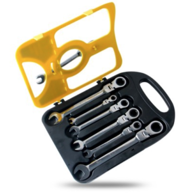 Set 7 Chei Inelare cu Clichet Duble Articulate