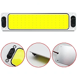 2x Placa COB plafon 16w Lampa auto 108 LED 12/24 v 