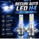Set 2 Becuri auto H4 3570 cu doua faze 12 LED SMD putere 80W temperatura 6000K