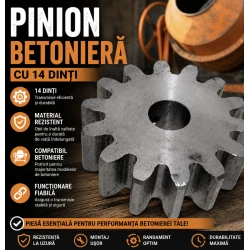 Pinion Betoniera cu 14 DINTI