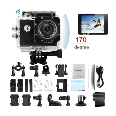 Camera Sport 4K HD Carcasa rezistenta la Apa