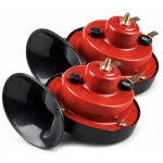 Set 2 X Claxon ROSU 12V Auto universal  