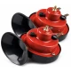 Set 2 X Claxon ROSU 12V Auto universal  