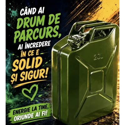 Canistra Metalica 20 Litri Combustibil 