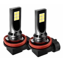 Set 2 Becuri auto LED H11 / H8 putere 60w 12LED SMD temperatura 6000K 6800lm