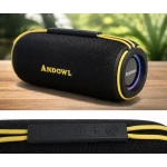 Boxa portabila Andowl Q YX12 bluetooth Bass Puternic design compact Negru cu Galben