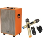 Boxa portabila Karaoke Andowl 12 MAX cu 2 microfoane Wireless bluetooth telecomanda