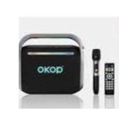 Boxa portabila bluetooth KP 8003 de 120W lumini RGB USB Card TF AUX Microfon