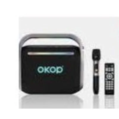 Boxa portabila bluetooth KP 8003 de 120W lumini RGB USB Card TF AUX Microfon