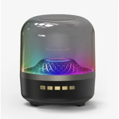 Boxa portabila KP 823 bluetooth 5W lumina LED RGB sunet 360 radio FM USB baterie 800mAh