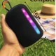 Boxa portabila bluetooth KP 599 lumini LED RGB USB Card TF AUX Acumulator reincarcabil COLORATA