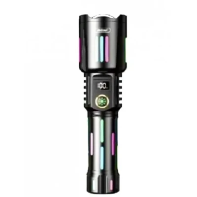 Lanterna tactica de mana L550 cu baterie 26650mah incarcare USB Type C si Zoom