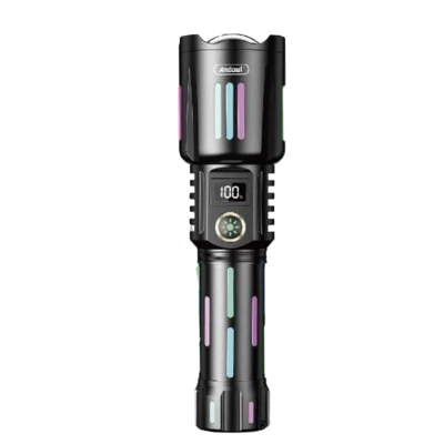 Lanterna tactica de mana L550 cu baterie 26650mah incarcare USB Type C si Zoom