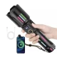 Lanterna tactica de mana L550 cu baterie 26650mah incarcare USB Type C si Zoom