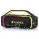 Boxa wireless Bluetooth cu 2 microfoane si iluminare RGB Andowl Q YX64