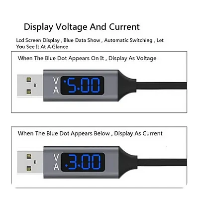 Cablu USB C cu Display Digital incarcare telefon mobil Cablu USB C cu Display Digital incarcare telefon mobil