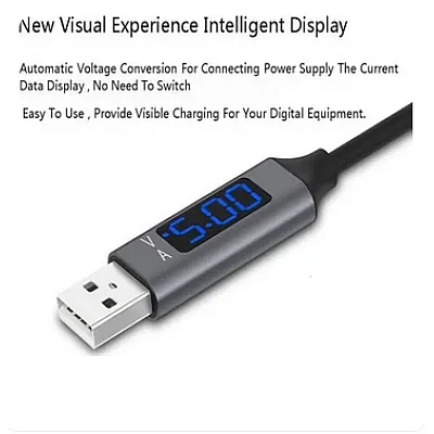 Cablu USB C cu Display Digital incarcare telefon mobil Cablu USB C cu Display Digital incarcare telefon mobil