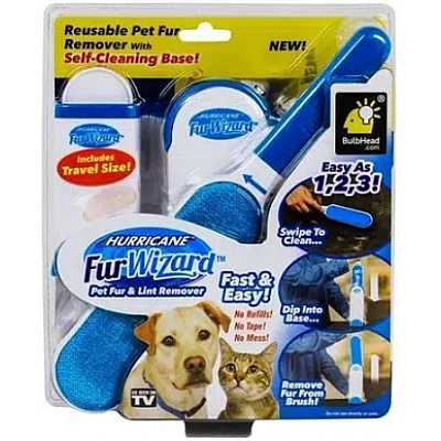 Set 2 Perii FUR WIZZARD de scame pentru îndepartarea părului Set 2 Perii FUR WIZZARD de scame pentru îndepartarea părului