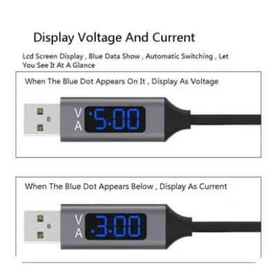 Cablu USB C cu Display Digital incarcare telefon mobil