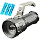 Lanterna Argintie cu MANER Max 800 Lumeni cu Zoom Lanterna Argintie cu MANER Max 800 Lumeni cu Zoom