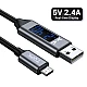 Cablu Micro USB cu Display Digital incarcare telefon mobil Cablu Micro USB cu Display Digital incarcare telefon mobil
