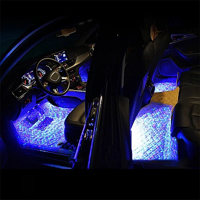 Set 4 Lumini Interior Auto A10 USB LED RGB Star Light Set 4 Lumini Interior Auto A10 USB LED RGB Star Light