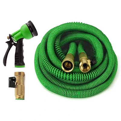 Furtun extensibil pentru gradina SUPER HOSE 100 FT = 30 m VERDE Furtun extensibil pentru gradina SUPER HOSE 100 FT = 30 m VERDE