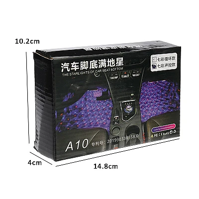Set 4 Lumini Interior Auto A10 USB LED RGB Star Light Set 4 Lumini Interior Auto A10 USB LED RGB Star Light