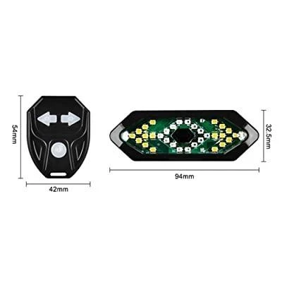 Semnalizare Bicicleta FY-1820 cu Telecomanda Wireless Semnalizare Bicicleta FY-1820 cu Telecomanda Wireless