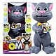 Jucarie Vorbitoare Talking Tom cu Papion GRI Mare Jucarie Vorbitoare Talking Tom cu Papion GRI Mare