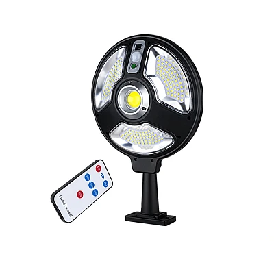 Lampa Solara Rotunda 120LED 1288B SMD 3 Moduri Iluminare + Senzor Lampa Solara Rotunda 120LED 1288B SMD 3 Moduri Iluminare + Senzor