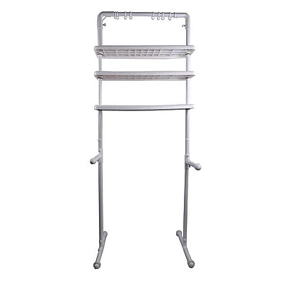 Raft Multifunctional pentru Baie YLT-0418 104 x 43 x 162 cm 3 Rafturi Alb Raft Multifunctional pentru Baie YLT-0418 104 x 43 x 162 cm 3 Rafturi Alb