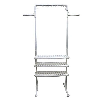 Raft Multifunctional pentru Baie YLT-0418 104 x 43 x 162 cm 3 Rafturi Alb Raft Multifunctional pentru Baie YLT-0418 104 x 43 x 162 cm 3 Rafturi Alb