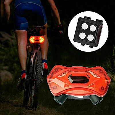 Semnalizare Bicicleta KXK-03 cu Telecomanda Semnalizare si Incarcare USB Semnalizare Bicicleta KXK-03 cu Telecomanda Semnalizare si Incarcare USB