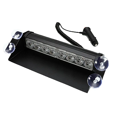 Stroboscop LED auto parbriz COB rosu albastru Stroboscop LED auto parbriz COB rosu albastru