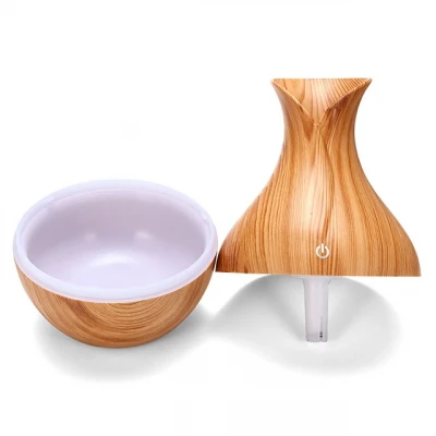 Umidificator de Aer 300ml LED LIGHT WOOD HUS 02-1 Difuzor Umidificator de Aer 300ml LED LIGHT WOOD HUS 02-1 Difuzor