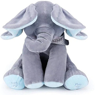 Elefant BLEO interactiv din plus Vorbeste Canta si Flutura urechile Elefant BLEO interactiv din plus Vorbeste Canta si Flutura urechile