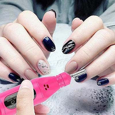 Freza Unghii Roz include 5 pile 5 capete abrazive Viteza Reglabila Semiprofesionala ALIMENTARE USB Freza Unghii Roz include 5 pile 5 capete abrazive Viteza Reglabila Semiprofesionala ALIMENTARE USB