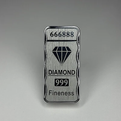 Bricheta Silver Bar Diamond A01-16 Bricheta Silver Bar Diamond A01-16