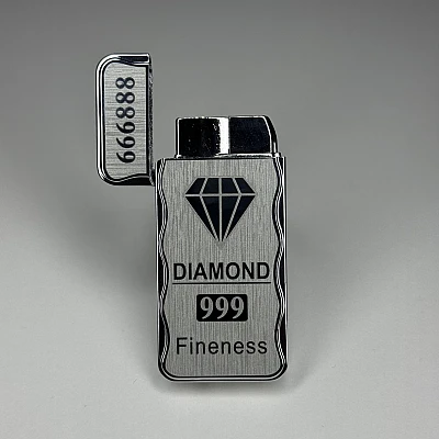 Bricheta Silver Bar Diamond A01-16 Bricheta Silver Bar Diamond A01-16