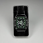 Bricheta Neagra cu Ceas VERDE BNC01 TWP-F31